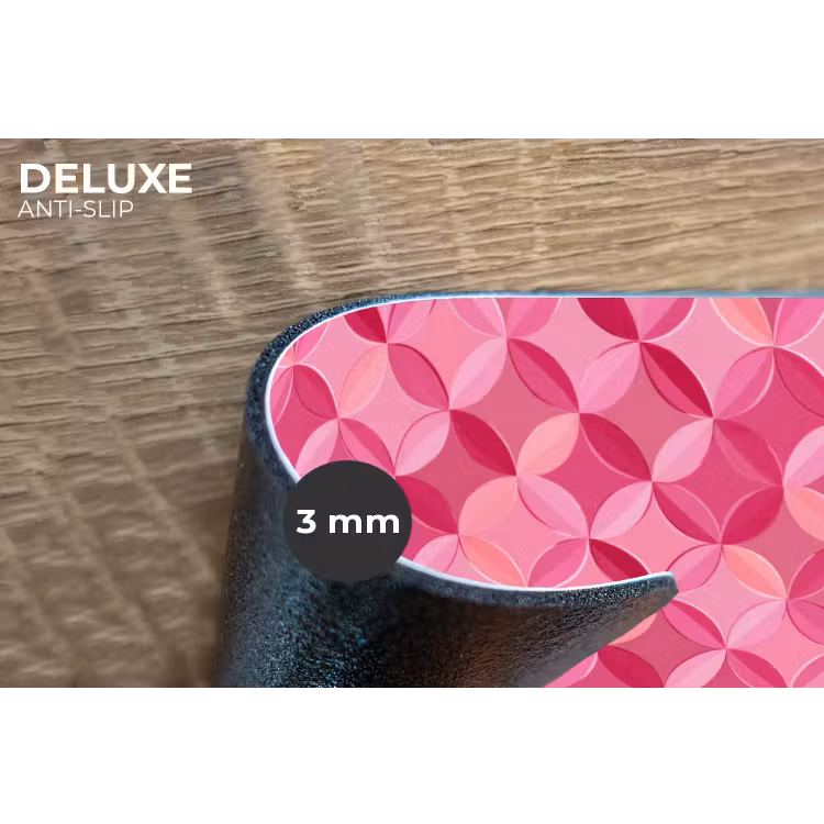 Placemat - 6 stuks - Geometrisch - Mozaïek - Modern - Roze — 4