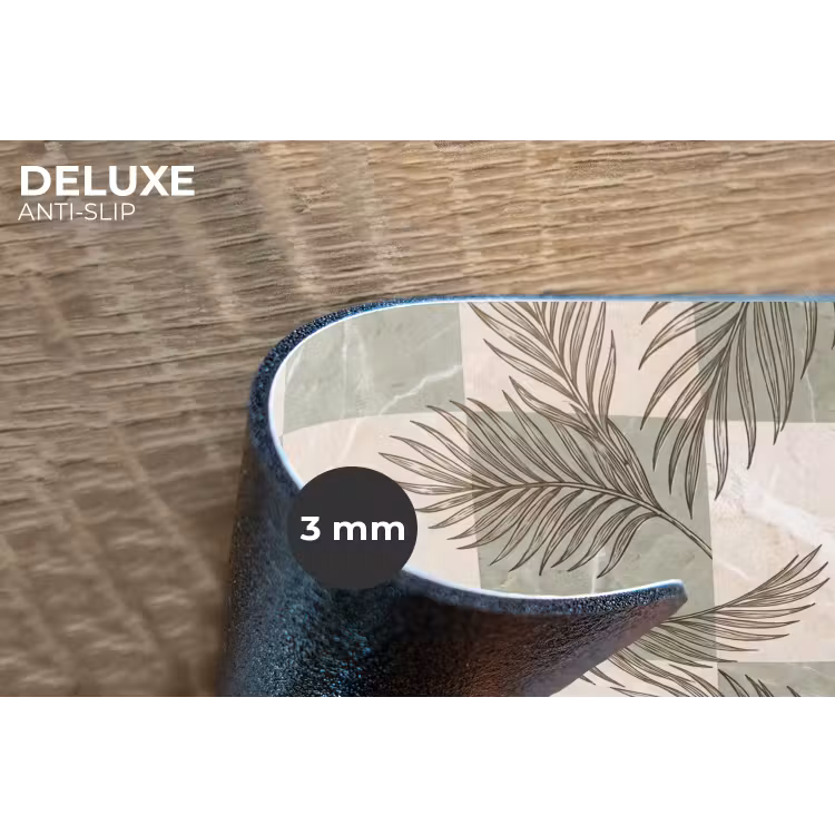 Placemat - 6 stuks - Planten - Bladeren - Marmer - Modern - Groen — 4