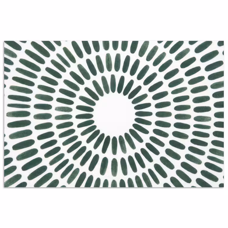 Poster - Abstract - Cirkel - Patroon - Modern - Groen — 1