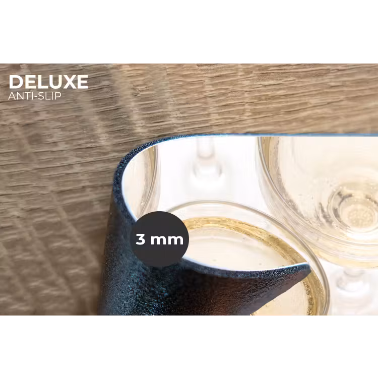 Placemat - 6 stuks - Drank - Glazen - Feest - Goud — 4