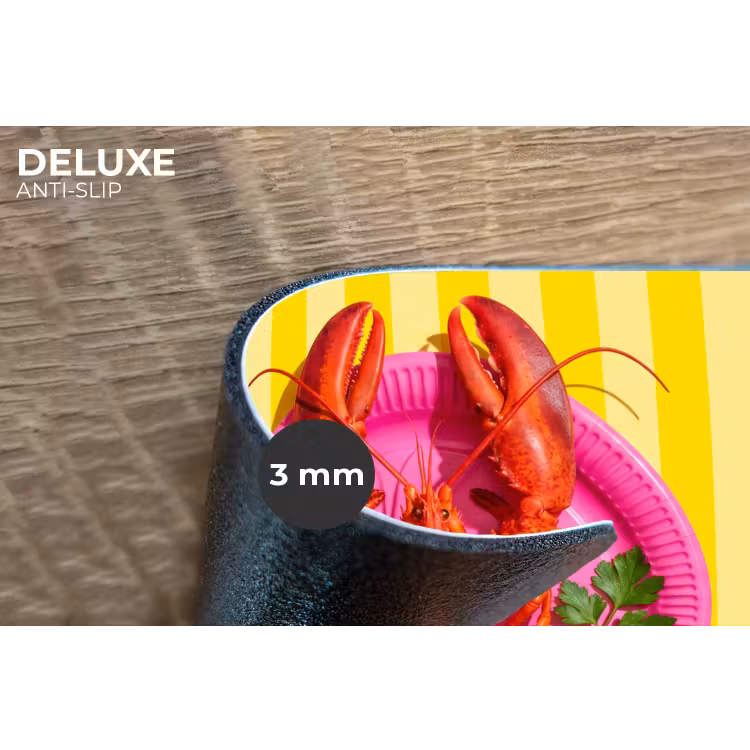 Placemat - 6 stuks - Eten - Roze - Geel - Modern - Culinaire — 4