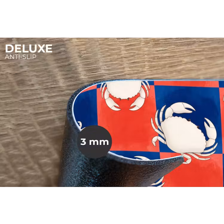 Placemat - 6 stuks - Patroon - Zeeleven - Rood - Blauw - Abstract — 4