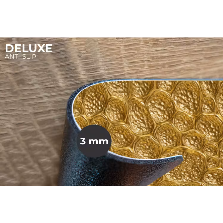 Placemat - 6 stuks - Gehamerd - Mozaïek - Antiek - Goud — 4