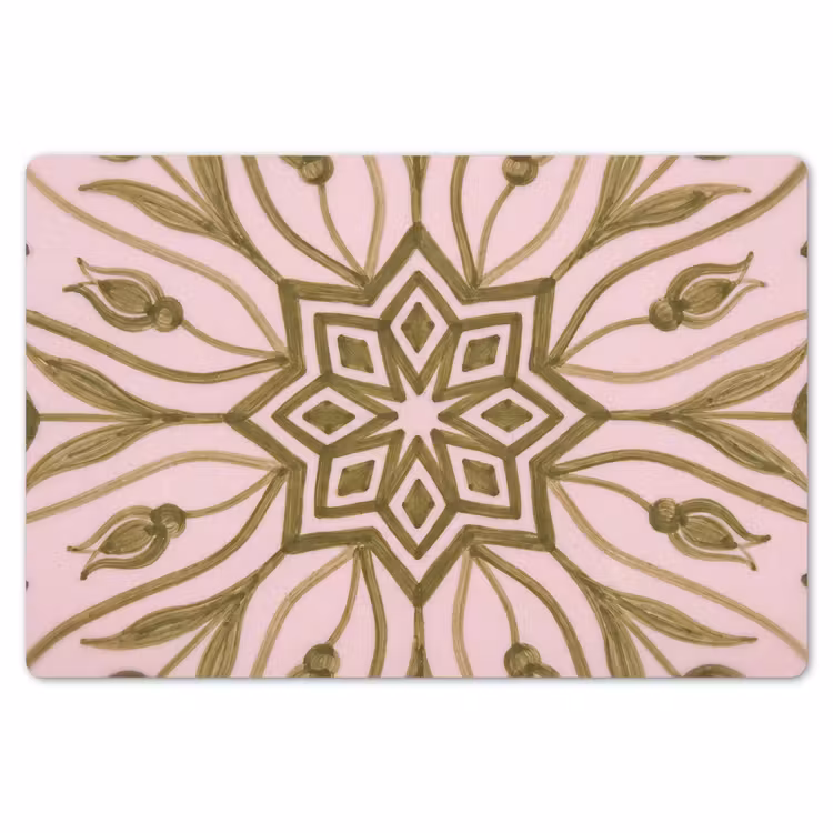 Placemat - 6 stuks - Patroon - Mandala - Decoratie - Abstract - Groen — 7