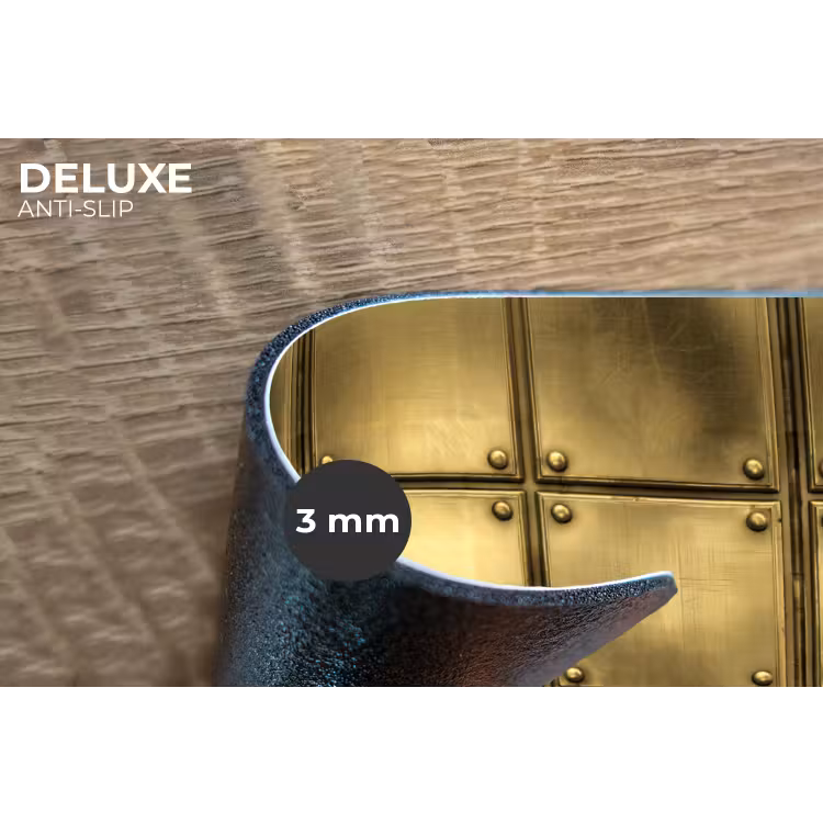 Placemat - 6 stuks - Platen - Industrieel - Stoer - Goud — 4