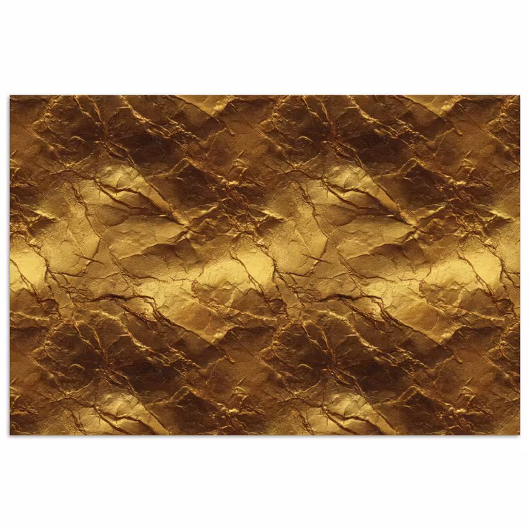 Poster - Bladgoud - Textuur  - Goud — 1