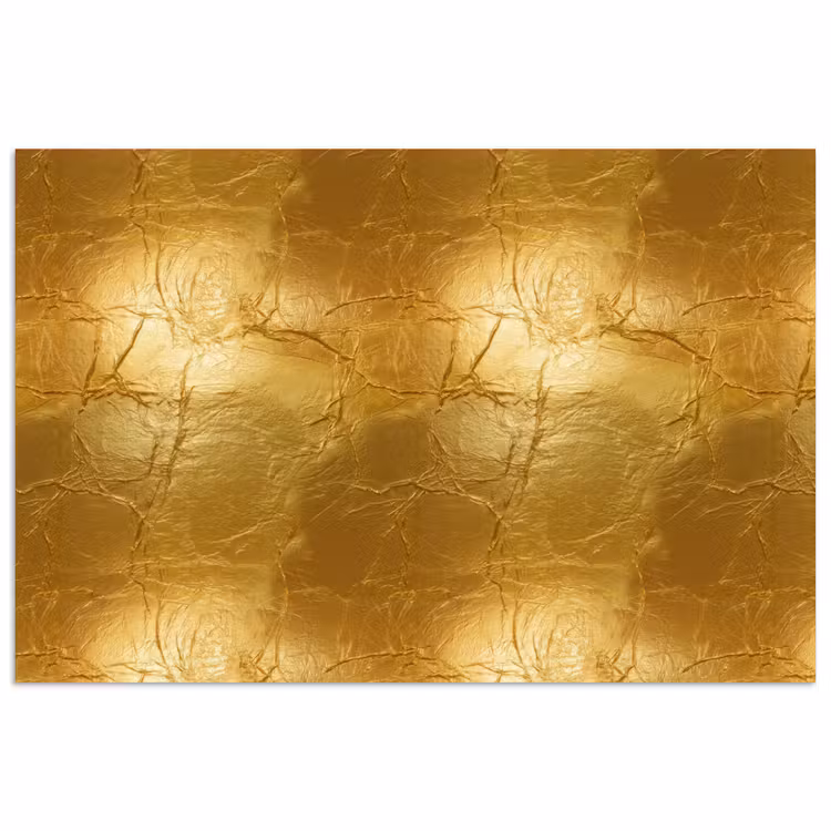 Poster - Bladgoud - Vintage - Textuur - Warm Goud — 1