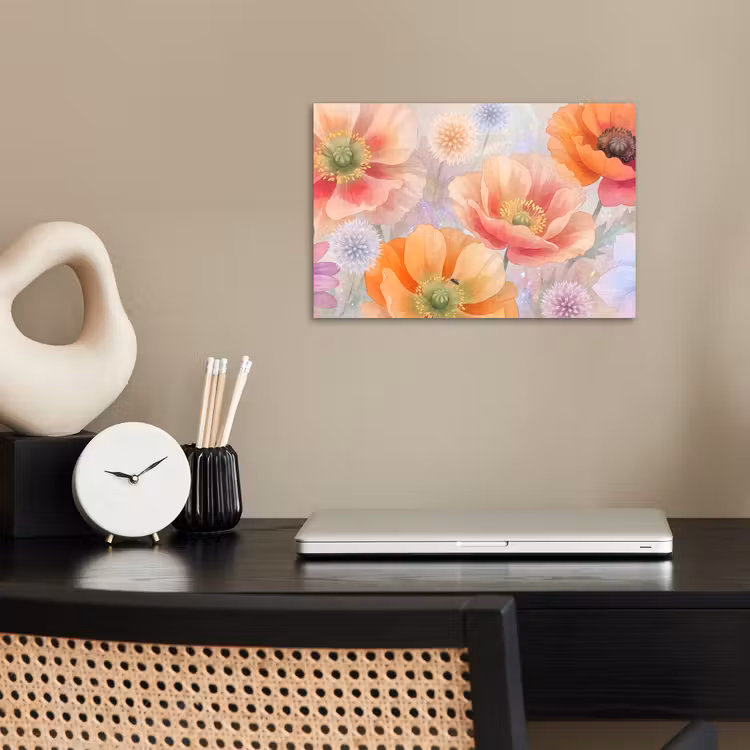 Poster - Bloemen - Aquarel - Natuur - Modern - Kleurrijk — 2