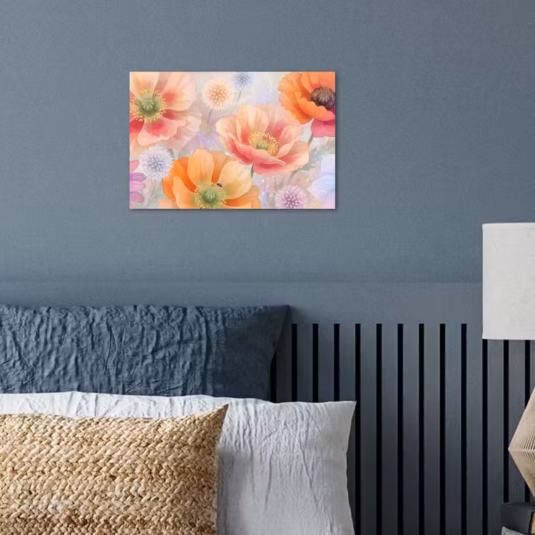 Poster - Bloemen - Aquarel - Natuur - Modern - Kleurrijk — 3