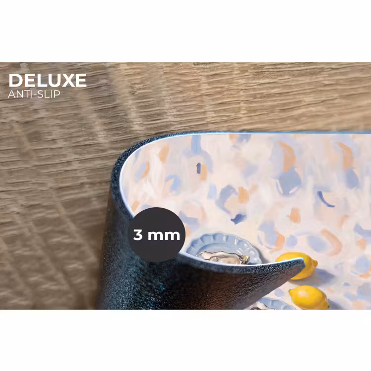 Placemat - 6 stuks - Eten - Oesters - Citroenen - Modern - Geel — 4