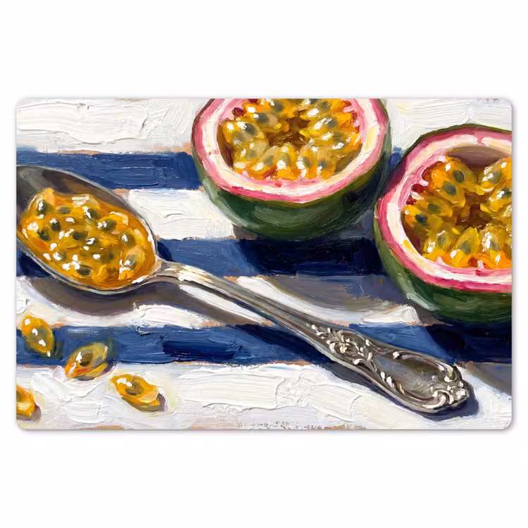 Placemat - 6 stuks - Eten - Passievrucht - Tropisch - Modern - Kleurrijk — 7