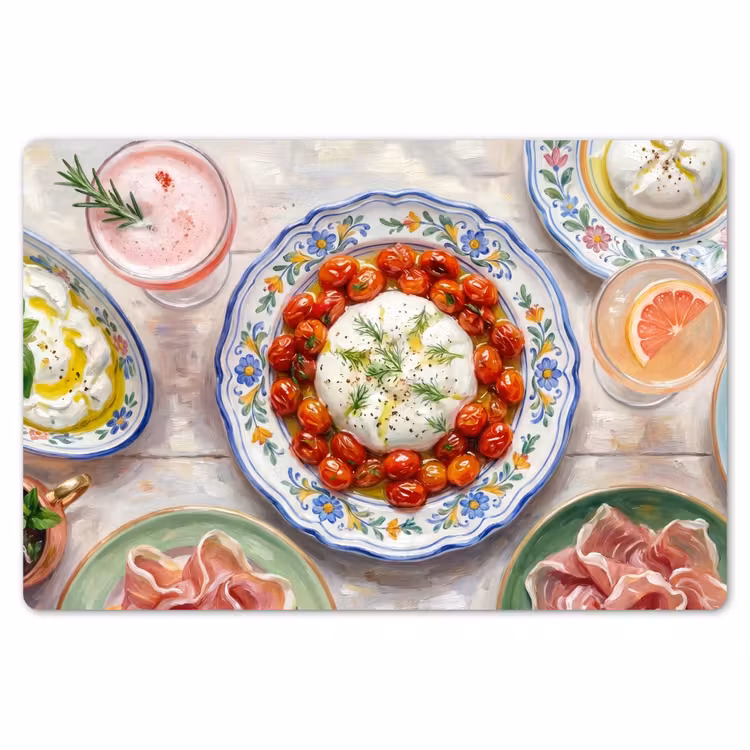 Placemat - 6 stuks - Eten - Tafel - Divers - Modern — 7