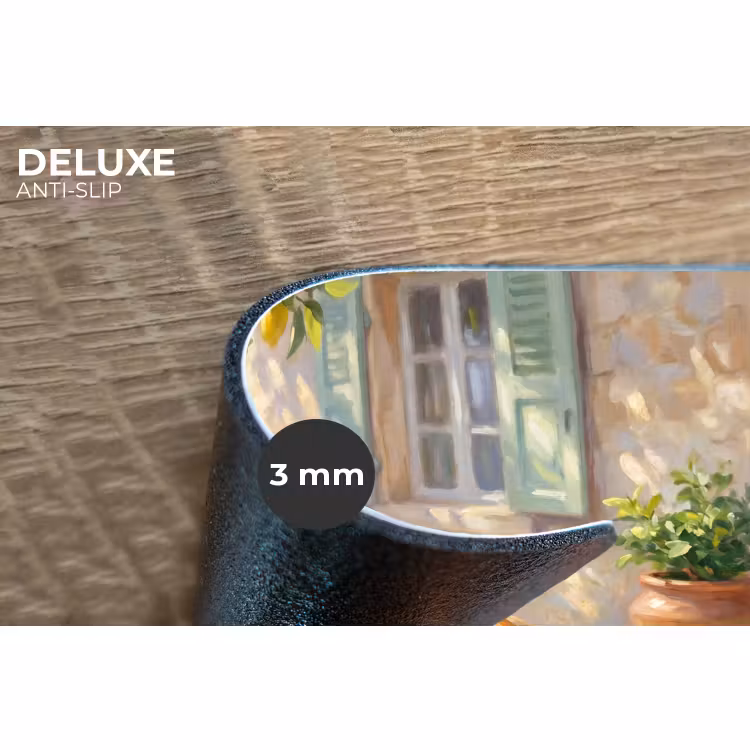 Placemat - 6 stuks - Eten - Terras - Zomer - Geschilderd - Geel — 4