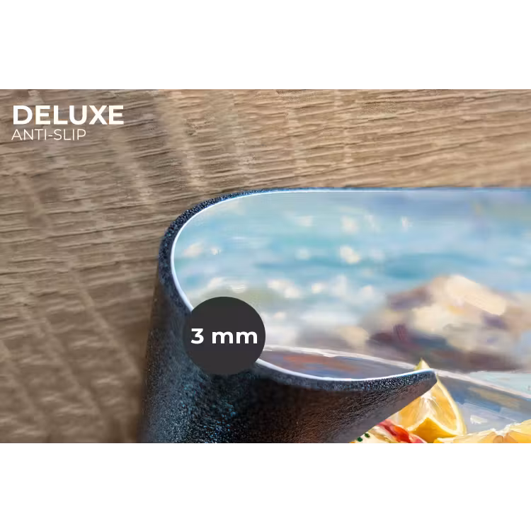 Placemat - 6 stuks - Eten - Zee - Kust - Modern - Blauw — 4