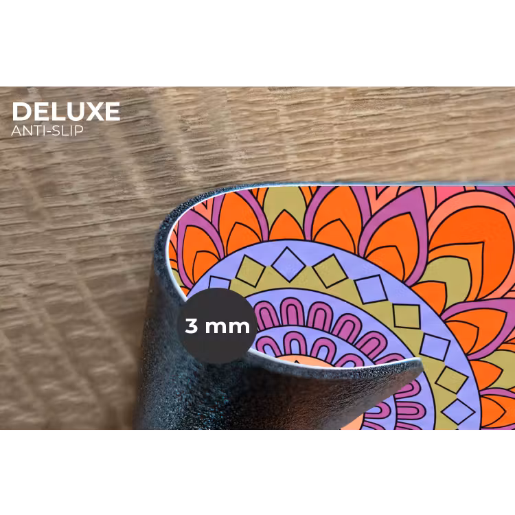 Placemat - 6 stuks - Mandala - Cirkel - Abstract - Kleurrijk - Patroon — 4