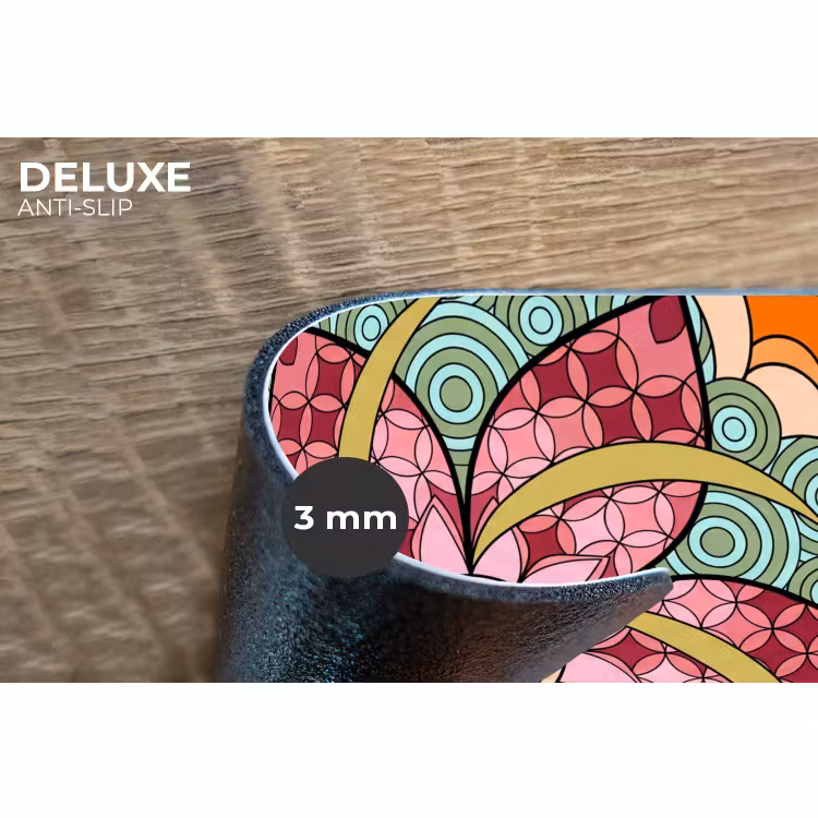 Placemat - 6 stuks - Mandala - Geometrisch - Kunst - Decoratief - Kleurrijk — 4