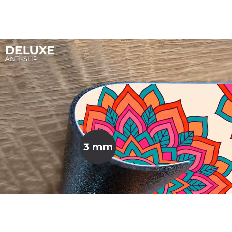 Placemat - 6 stuks - Mandala - Patroon - Abstract - Kleurrijk - Modern — 4