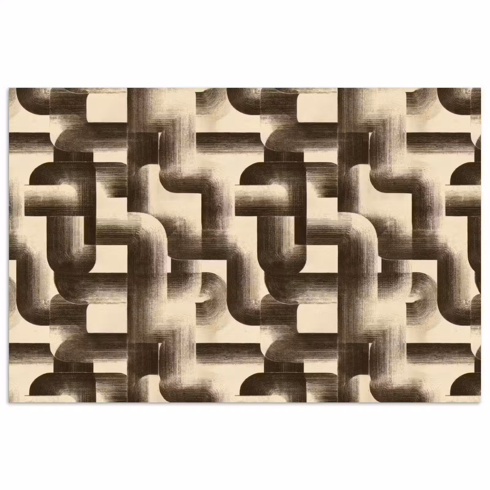 Poster - Abstract - Retro - Zwart — 1