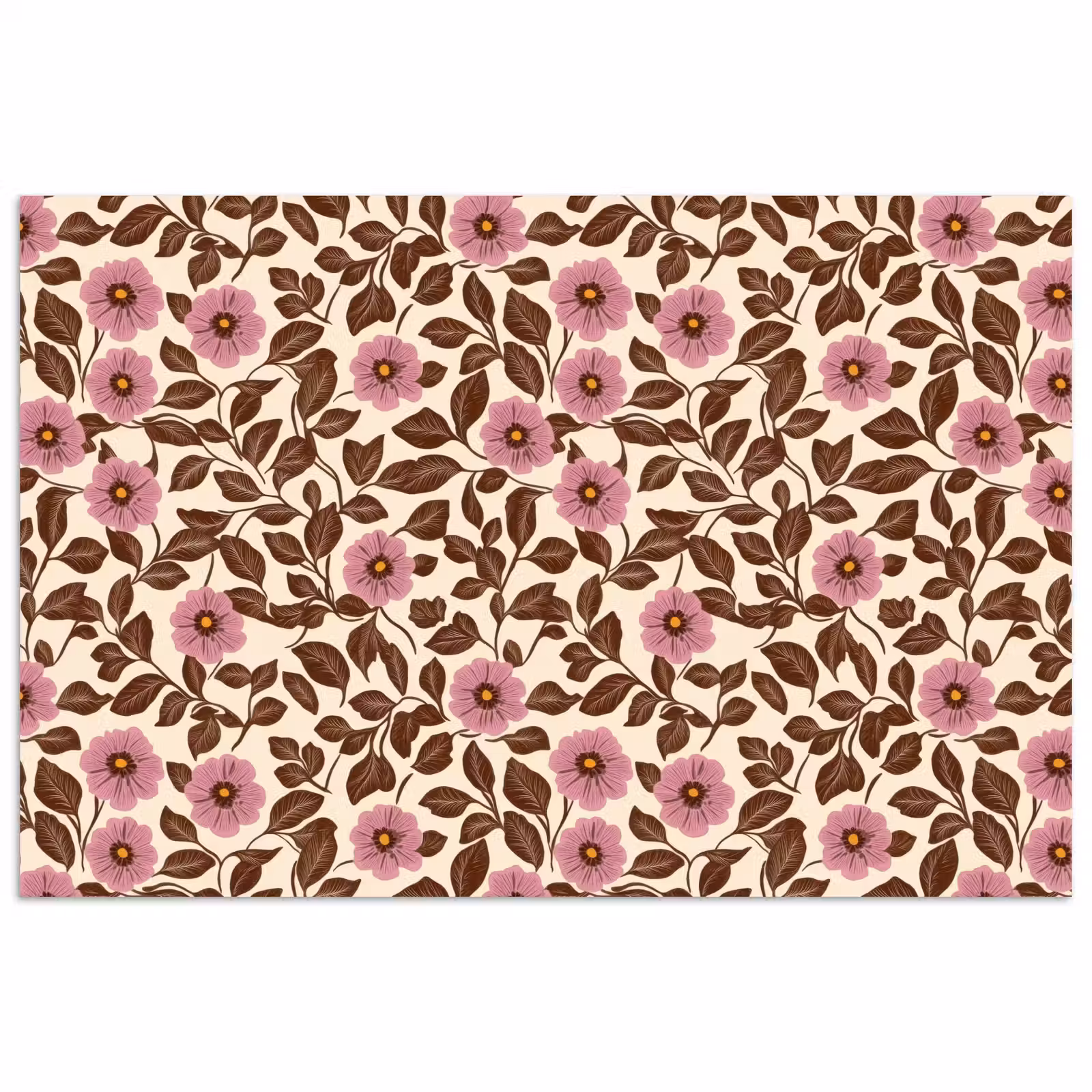 Poster - Bloemen - Bladeren - Kleurrijk — 1
