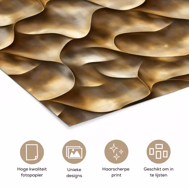 Poster - Abstract - Antiek - Goud — 5
