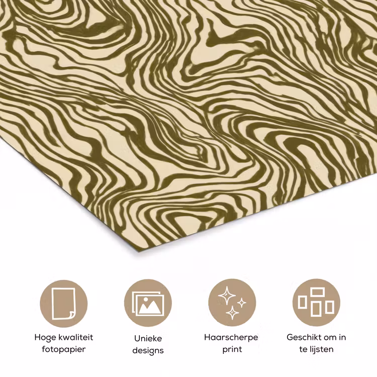 Poster - Abstract - Marmer - Groen — 5