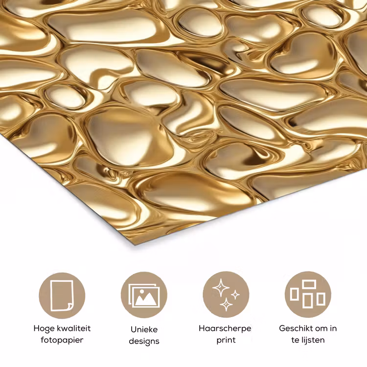 Poster - Abstract - Modern - Goud — 5