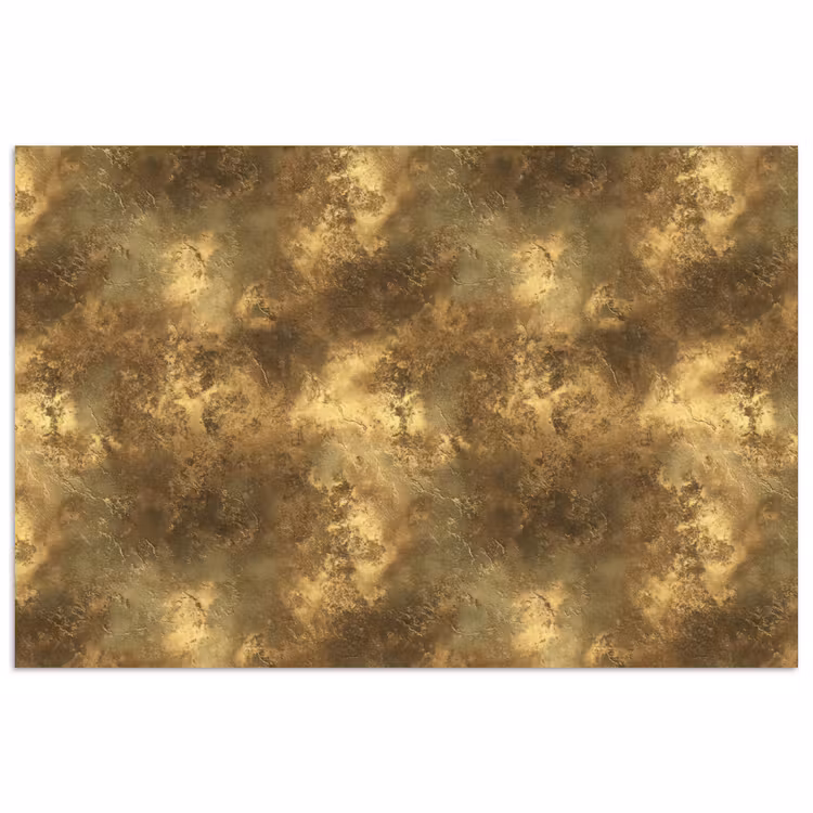 Poster - Antiek - Metaallook - Goud — 1