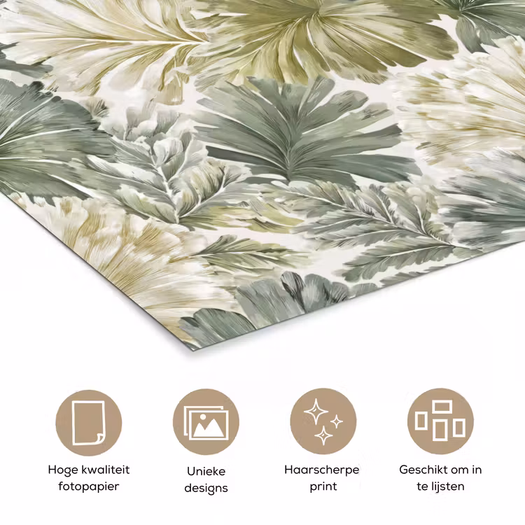 Poster - Bladeren - Botanisch - Groen — 5