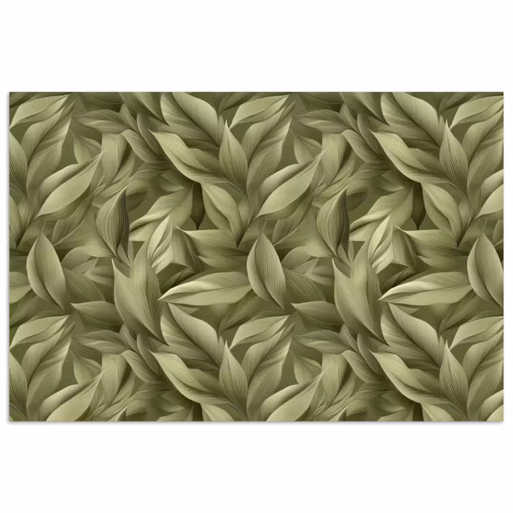 Poster - Bladeren - Modern - Groen — 1