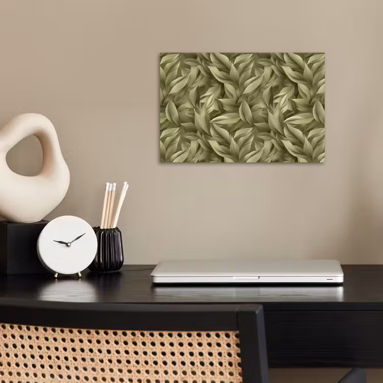 Poster - Bladeren - Modern - Groen — 2