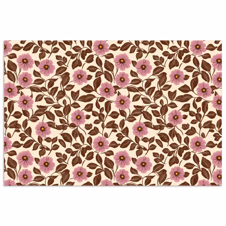 Poster - Bloemen - Bladeren - Kleurrijk — 1