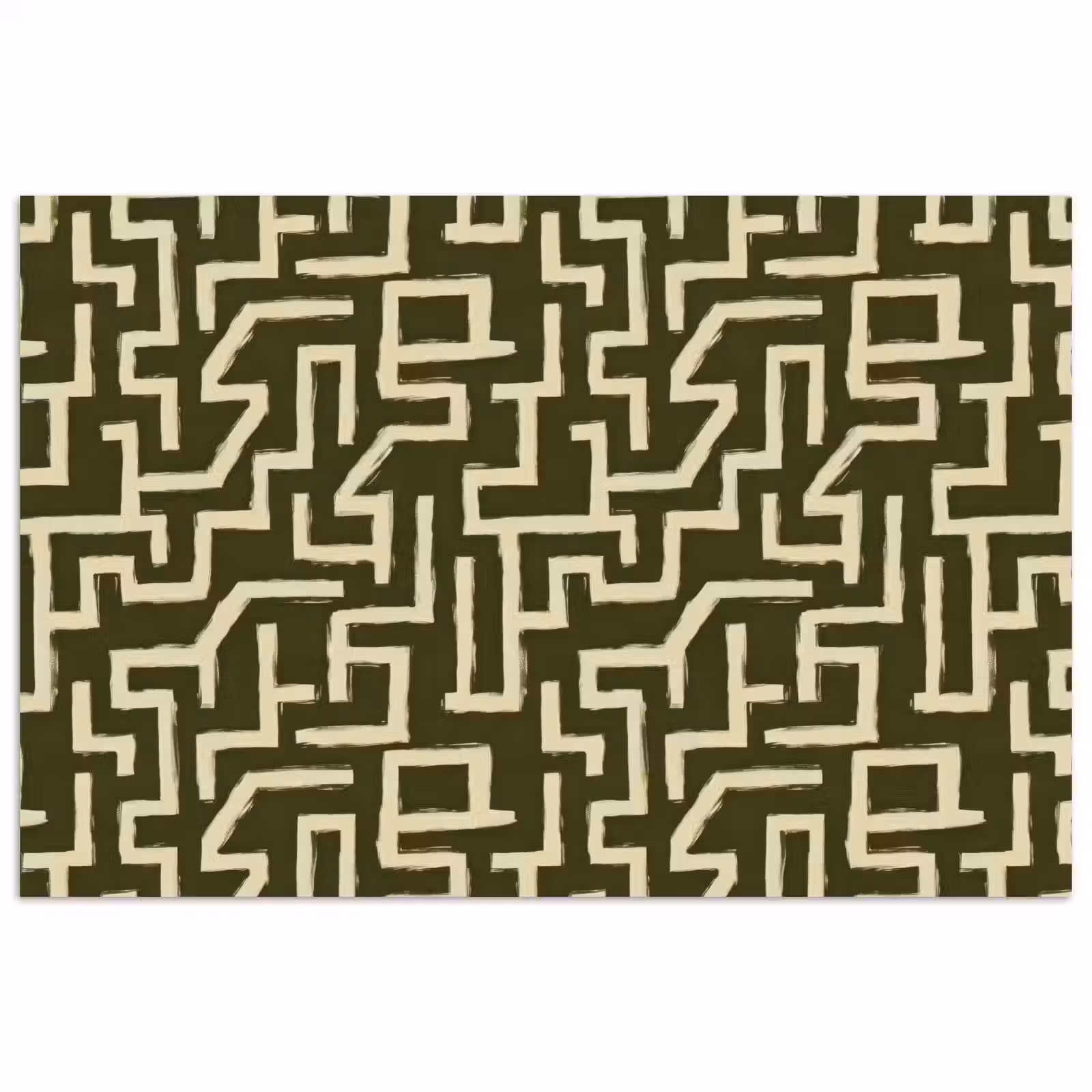 Poster - Abstract - Lijnen - Groen — 1