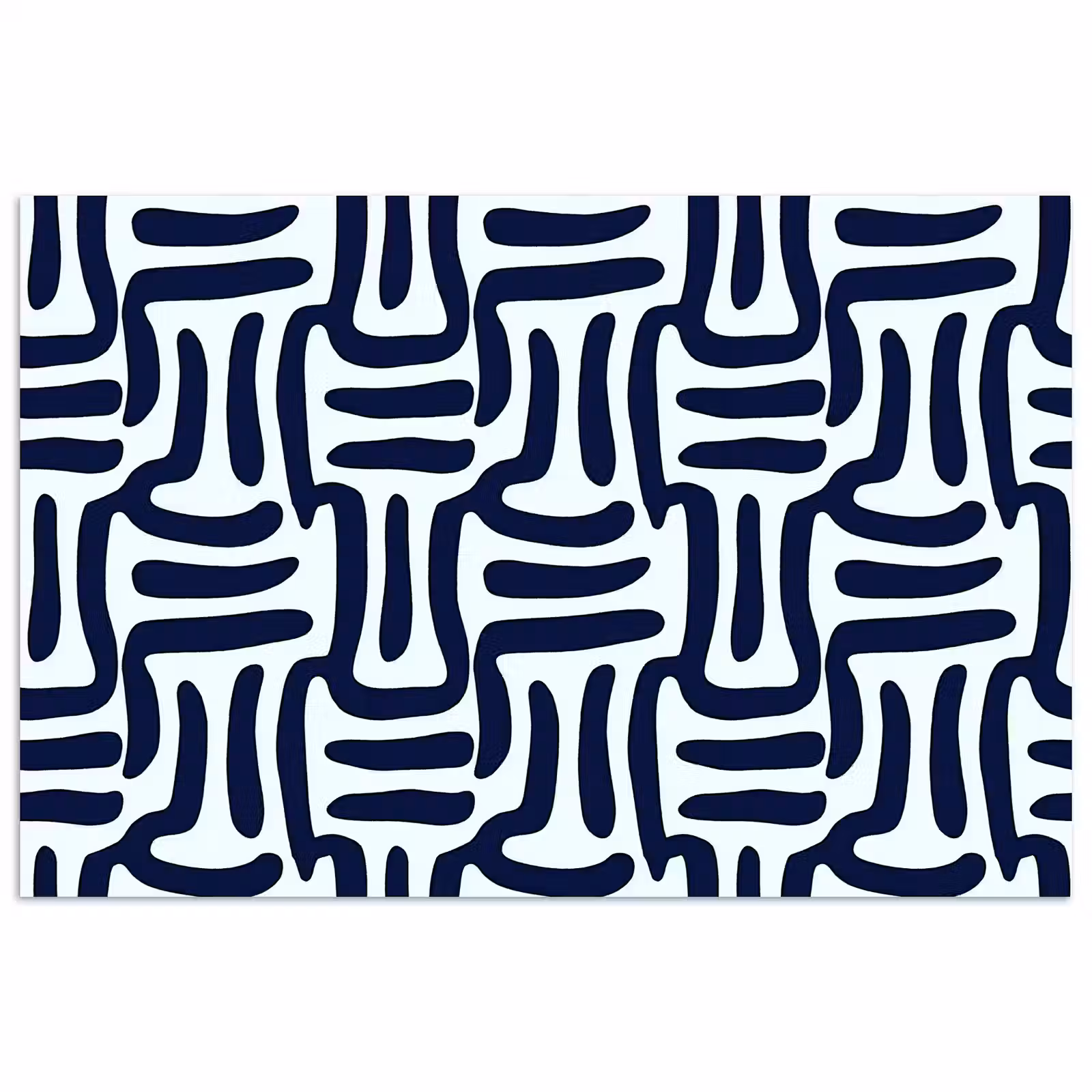 Poster - Abstract - Modern - Blauw — 1