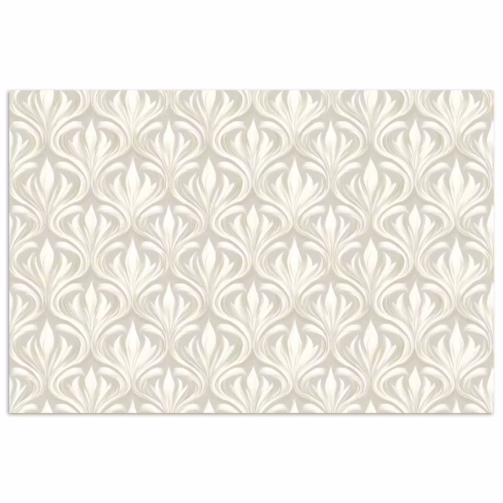 Poster - Barok - Patroon - Beige — 1