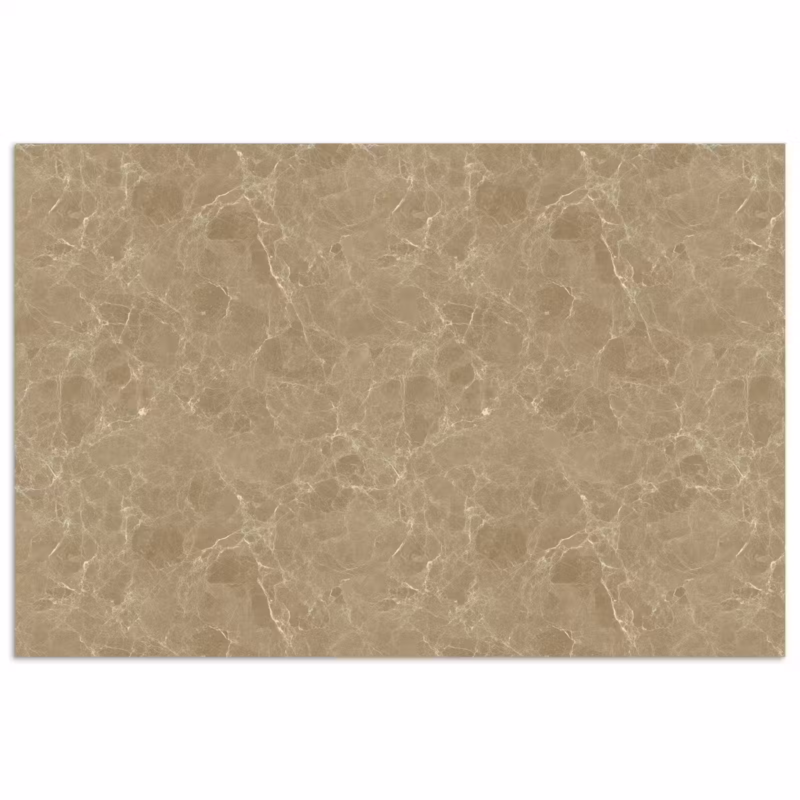 Poster - Beige - Marmer - Witte aders — 1