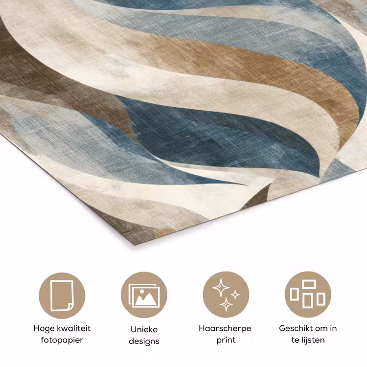 Poster - Abstract - Golven - Kleurrijk — 5