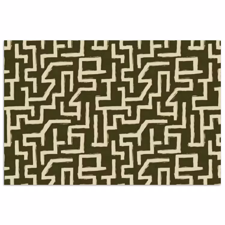 Poster - Abstract - Lijnen - Groen — 1