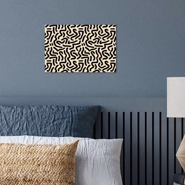 Poster - Abstract - Lijnen - Zwart — 3