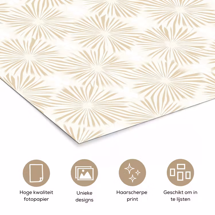 Poster - Abstract - Motief - Beige — 5