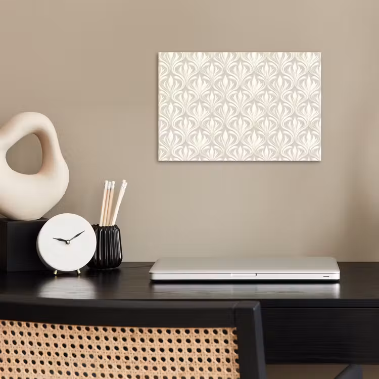 Poster - Barok - Patroon - Beige — 2