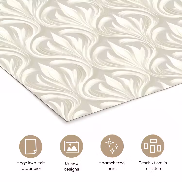 Poster - Barok - Patroon - Beige — 5