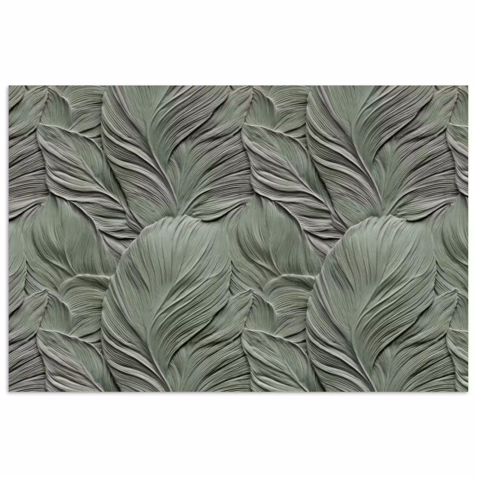 Poster - Bladeren - Textuur - Groen — 1