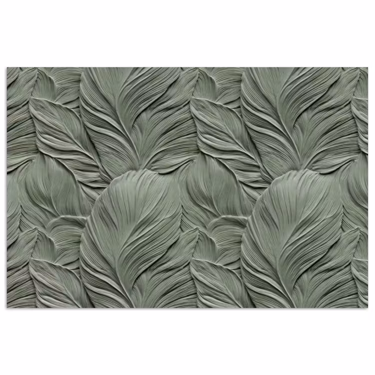 Poster - Bladeren - Textuur - Groen — 1