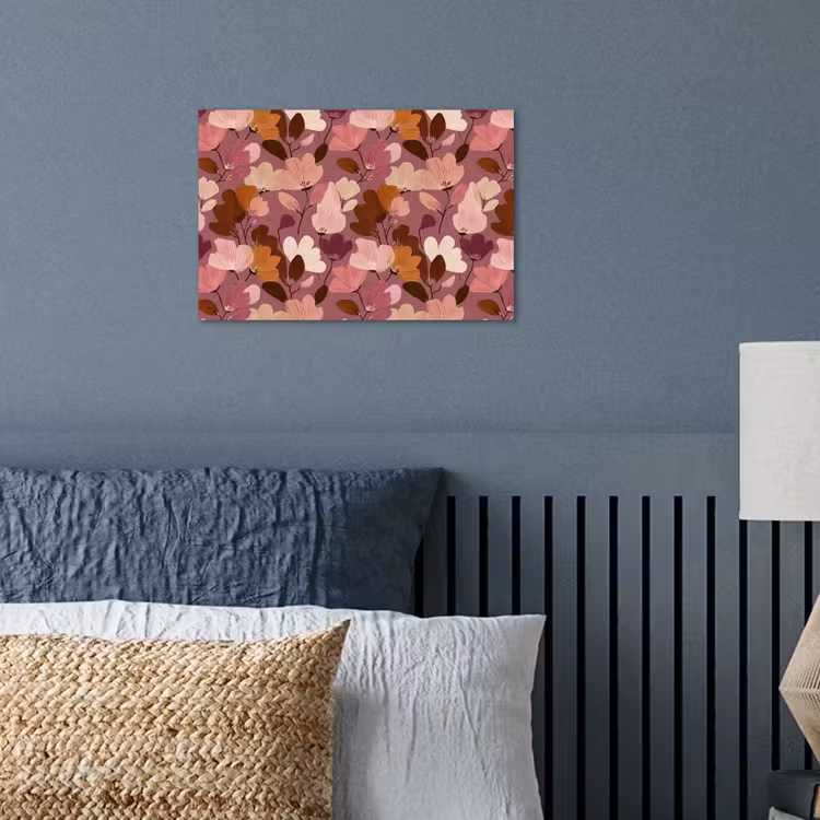Poster - Bloem - Patroon - Roze — 3
