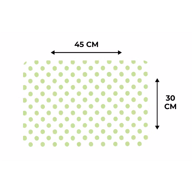 Placemat - 6 stuks - Dots - Klassiek - Groen — 3
