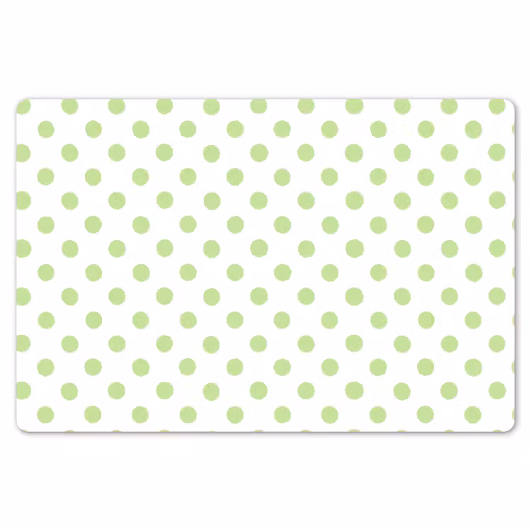 Placemat - 6 stuks - Dots - Klassiek - Groen — 7