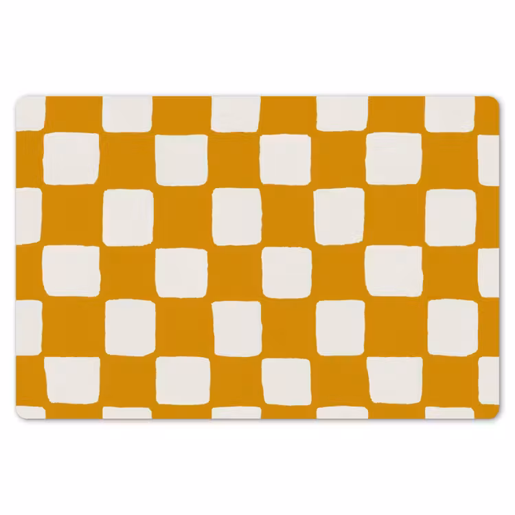 Placemat - 6 stuks - Grafisch - Patroon - Oker — 7