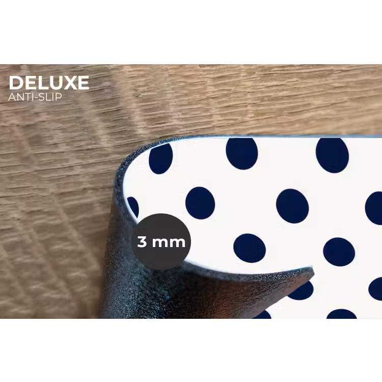 Placemat - 6 stuks - Klassiek - Stippen - Blauw — 4