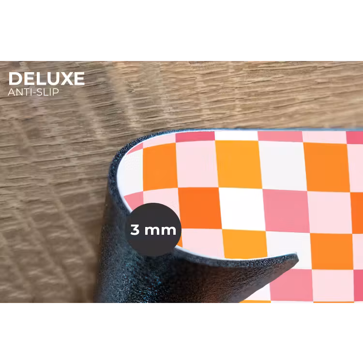 Placemat - 6 stuks - Patroon - Vierkant - Roze — 4