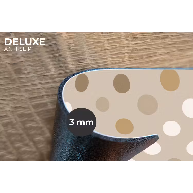Placemat - 6 stuks - Polka - Dots - Beige — 4